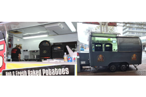 Jacket potato trailer equipment for street food businesses in the UK