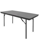 Bolero ABS Rectangular Folding Table Grey 5ft GC595