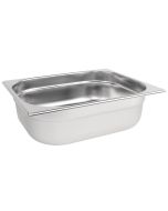 Vogue Stainless Steel 1/2 Gastronorm Tray 100mm