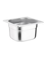 Vogue Stainless Steel 1/6 Gastronorm Tray 100mm