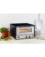 King Edward Colore Pizza Oven - 15" Stone - Black