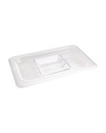 Vogue Polycarbonate 1/4 Gastronorm Lid Clear
