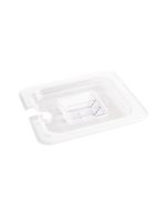 Vogue Polycarbonate 1/6 Gastronorm Lid Notched