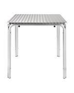 Bolero Square Stacking Table Stainless Steel 700mm U505