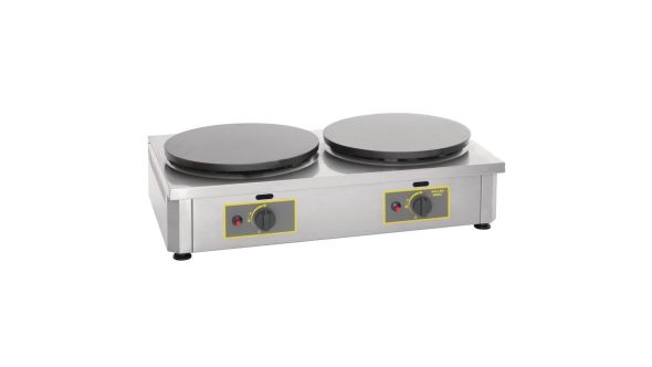 Roller Grill 400CDG Double Crepe Maker / Griddle - LPG Gas