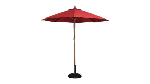 Bolero Round Parasol 3m Diameter Red GL305