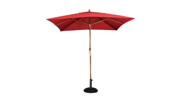 Bolero Square Parasol 2.5m Diameter Red GL306