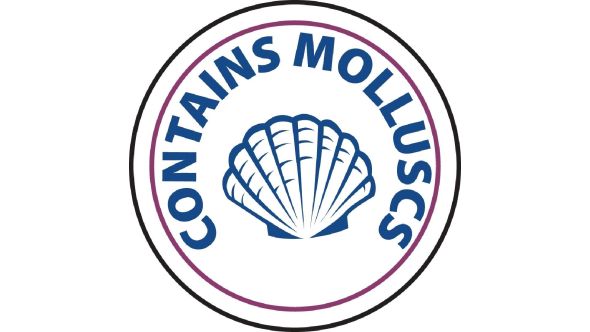 Vogue Food Allergen Label Molluscs (1000 pack)