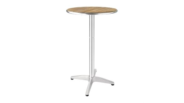 Bolero Ash Round Poseur Height Table 600mm GR332