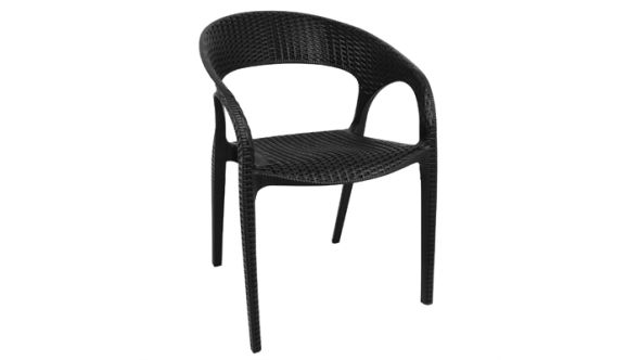 Bolero PP Rattan Wraparound Armchairs (4 Pack) GR363