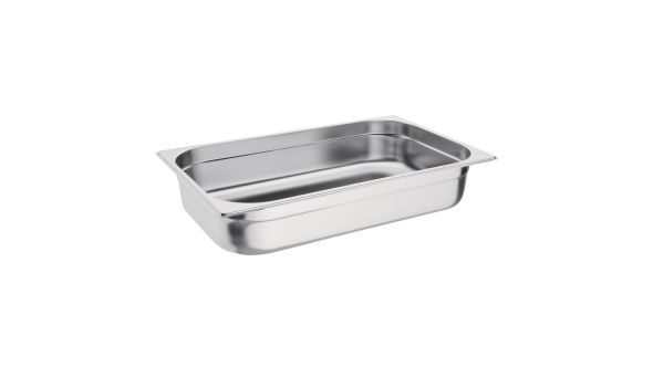 Vogue Stainless Steel 1/1 Gastronorm Tray 100mm