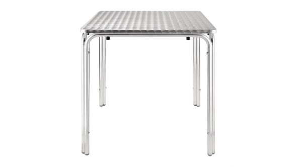 Bolero Square Stacking Table Stainless Steel 700mm U505