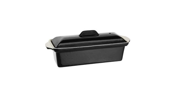 Vogue Black Cast Iron Pate Terrine Mould 1.3Ltr