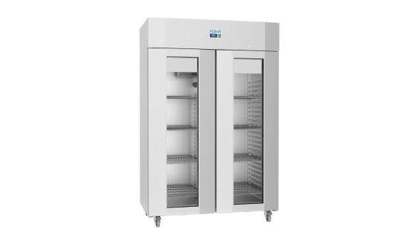 Polar U-Series Energy Efficient Double Door Upright Display Fridge