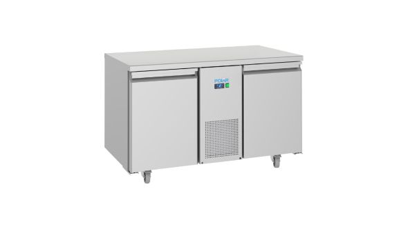 Polar U-Series Energy Efficient 2 Door Counter Freezer 281Ltr