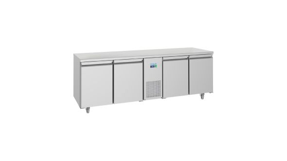 Polar U-Series Energy Efficient 4 Door Counter Fridge 632Ltr